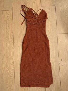 Abercrombie & Fitch Rusty Coral Knit Tank